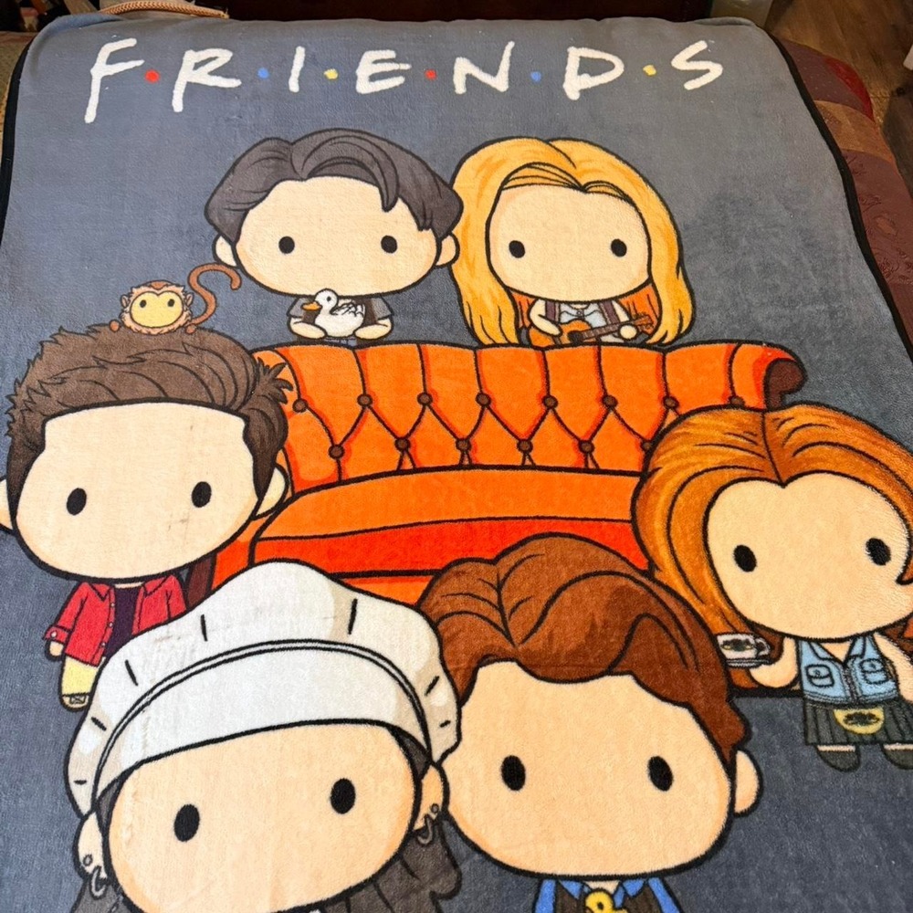 Friends Character Throw Blanket